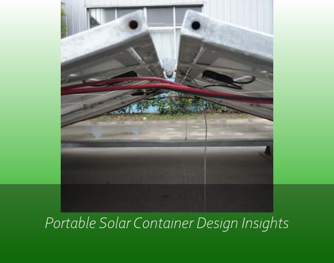 Portable Solar Container Design Insights